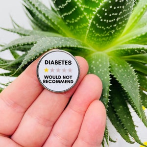 Diabetes Awareness Pin Badges