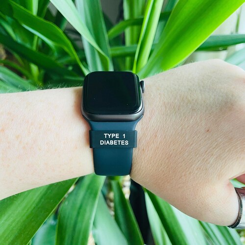 Type 1 Diabetic Medical Alert Watch Sleeve Colored Silicone Etsy