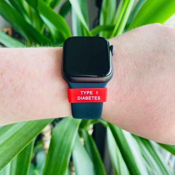 Type 1 Diabetes Watch Sleeve (Red)