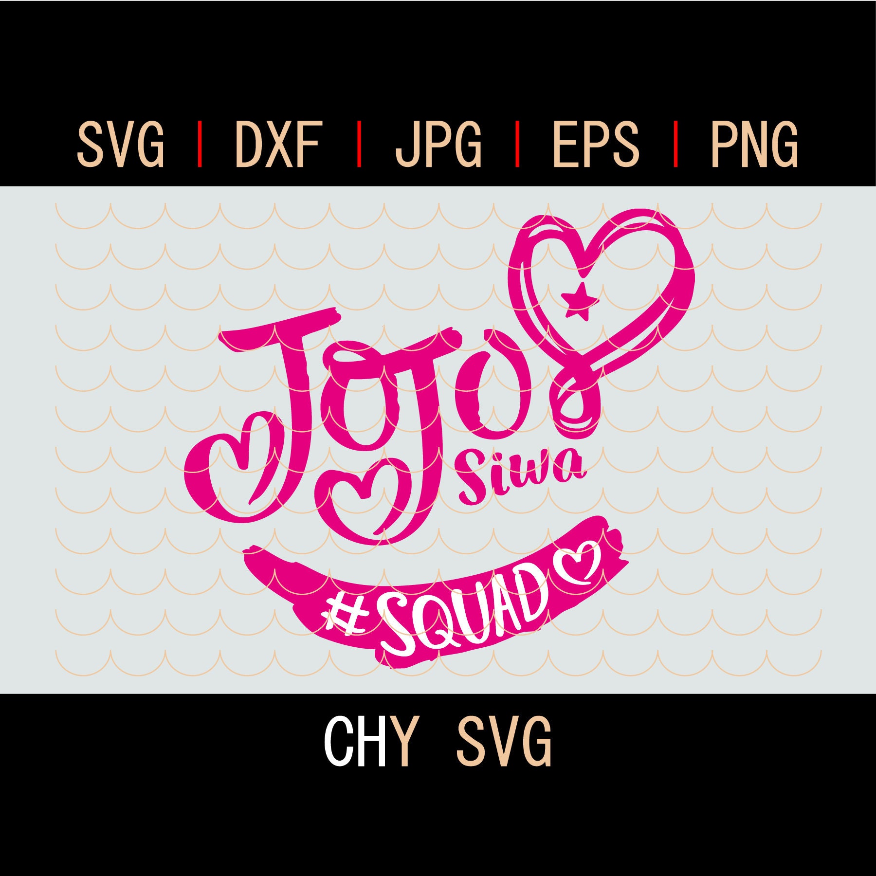 Jo jo Siwa Svg Jojo Siwa Squad SVG Little girl big bows | Etsy