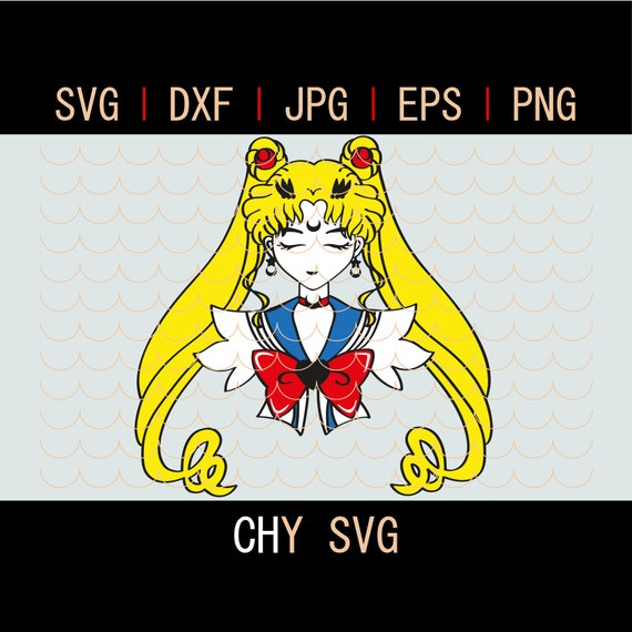 Download Sailor Moon Svg Cartoon Svg Vinyl Decal Cutting Files Etsy