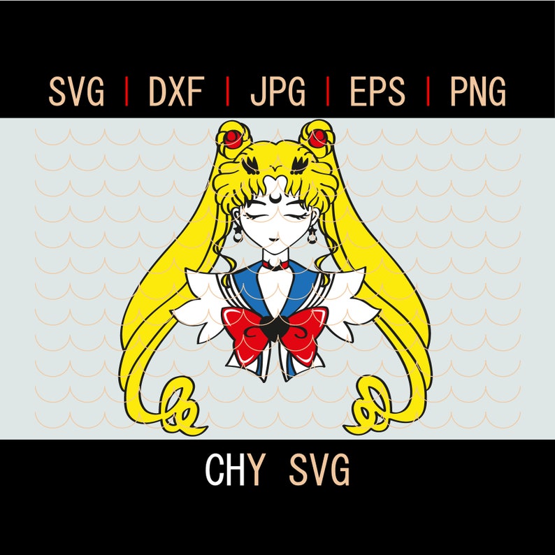 Sailor Moon svg Cartoon svg Vinyl decal Cutting Files | Etsy