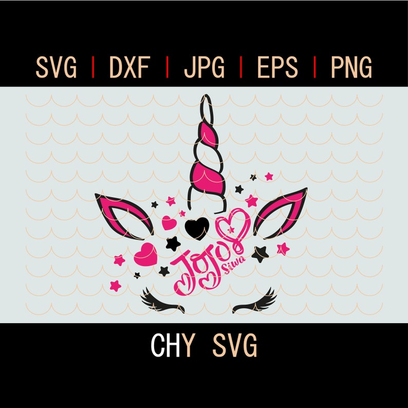 Unicorn Svg Jo Jo Siwa Svg Jojo Siwa Squad SVG Little Girl | Etsy