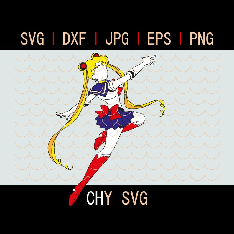 Download Usagi Tsukino svg Sailor Moon svg Cartoon svg Vinyl decal ...