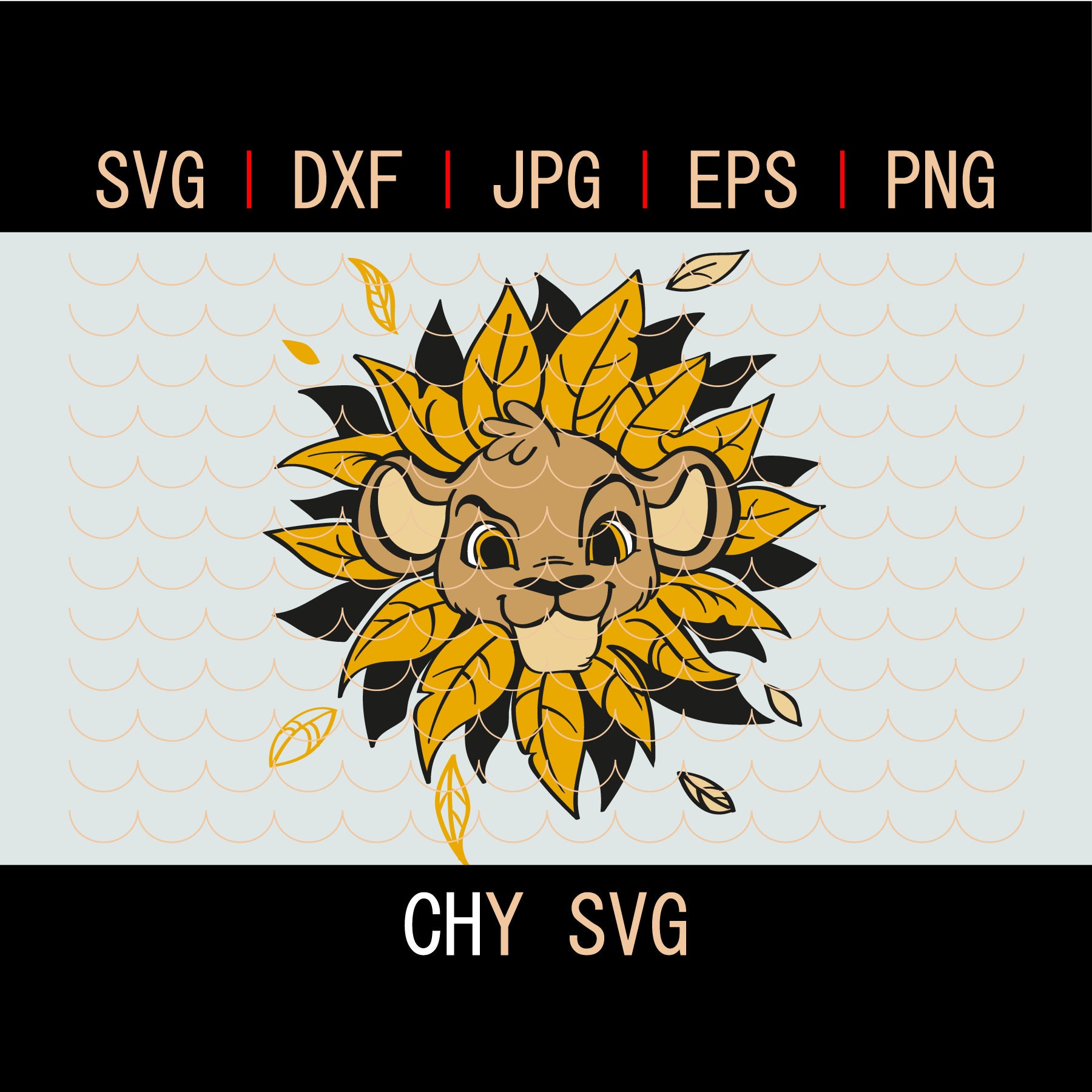 Download Simba Svg Lion Baby King Svg Lion Vector Svg File Etsy