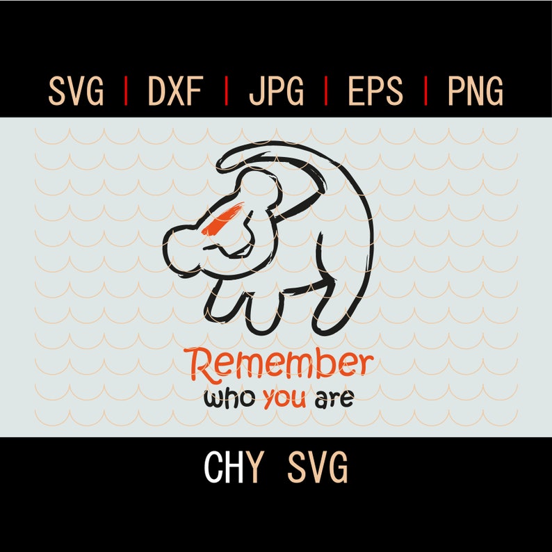Download Simba SVG Remember who you are Lion baby Lion King svg | Etsy