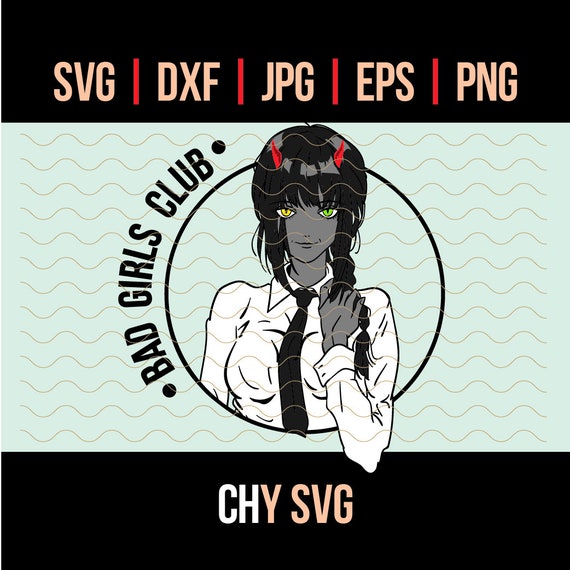 Download Bad Girl Svg Anime Girl Retro Horror Vintage Svg Halloween Etsy