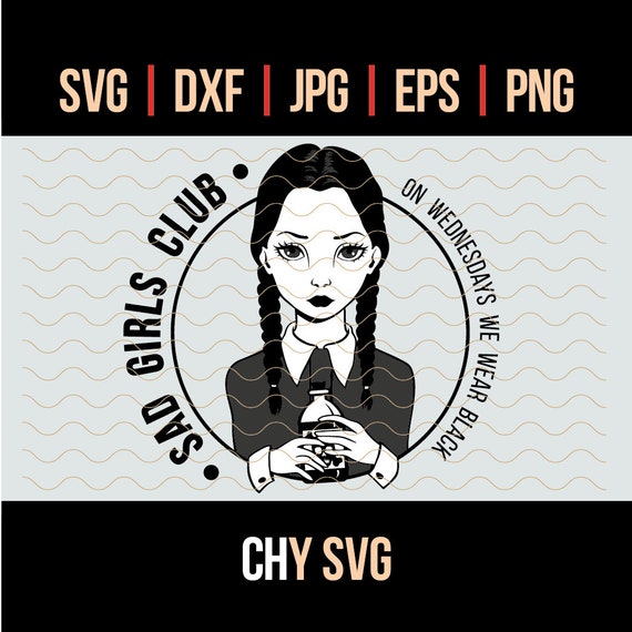 Wednesday Addams svg The Addams Family Retro Horror ...