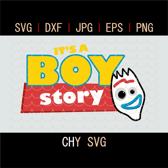 Toy Birthday Svg It S A Boy Story Boys Birthday Forky Etsy
