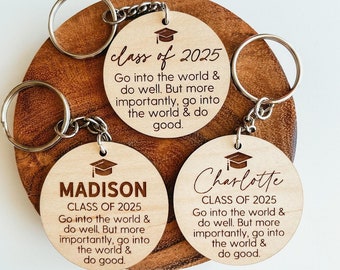 Personalized Class of 2026 Keychain, Graduation Keychain, Grad Keychain, Custom Grad Gift, Personalized Grad Gift, Custom Keychain, Keyring