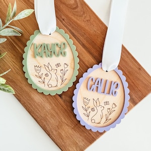 Easter Basket Tag, Personalized Easter Basket Tag, Custom Easter Tag, Easter Bunny Basket Tag, Personalized Easter Name Tag, Easter Gift Tag