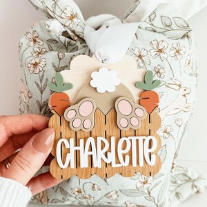 Easter Basket Tag, Personalized Easter Basket Tag, Custom Easter Tag, Easter Bunny Basket Tag, Personalized Easter Name Tag, Easter Gift Tag