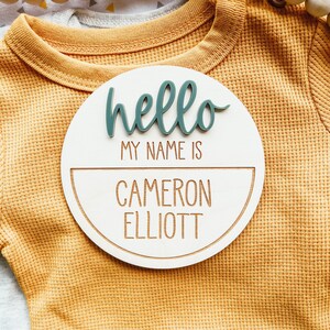 Wooden Birth Announcement, Birth Announcement Sign, Baby Name Sign, Hospital Newborn Photo Sign, Newborn Baby Photo Prop, Baby Shower Gift
