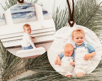 Custom Photo Christmas Ornament, Picture Christmas Ornament, Personalized Ornament, Custom Ornament, Photo Gift, Christmas Keepsake Gift