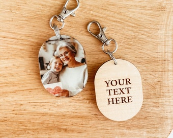 Custom Photo Keychain, Picture Keychain, Personalized Keychain, Keychain With Photo, Personalized Photo Keyring, Custom Keyring With Photo