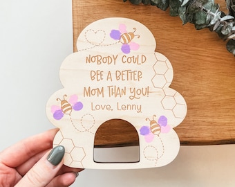 DIY Mother's Day Magnet, Custom Fingerprint Sign, Custom Mom Magnet, Custom Grandma Magnet, Mother's Day Gift, Mom Gift, Gift For Grandma
