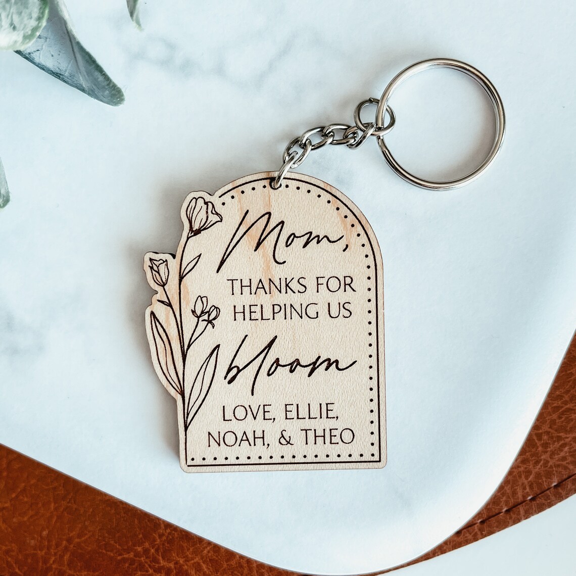 Key Rings For Mom Custom Mom Keychain, Personalized Keychain for Mom, Mom Quote Keychain ...