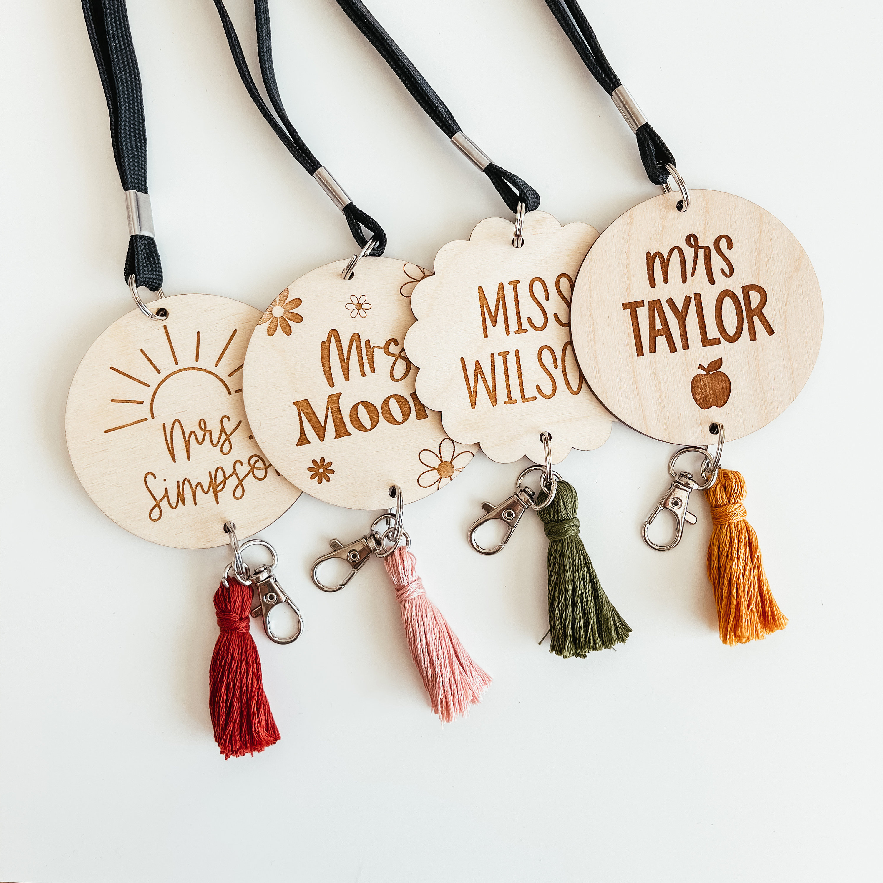 Personalized key shop lanyard