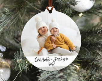 Custom Photo Christmas Ornament, Picture Christmas Ornament, Personalized 2023 Ornament, Custom Ornament, 2023 Photo Christmas Ornament