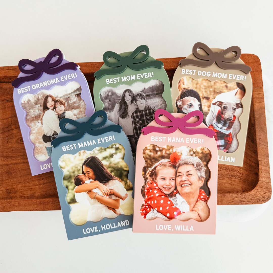 Personalized Photo Magnet, Picture Frame Fridge Magnet, Custom Magnet ...