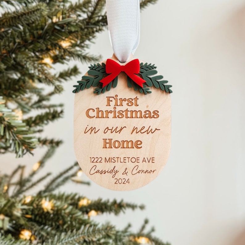 First Christmas in Our New Home 2024 Ornament, New Home Christmas