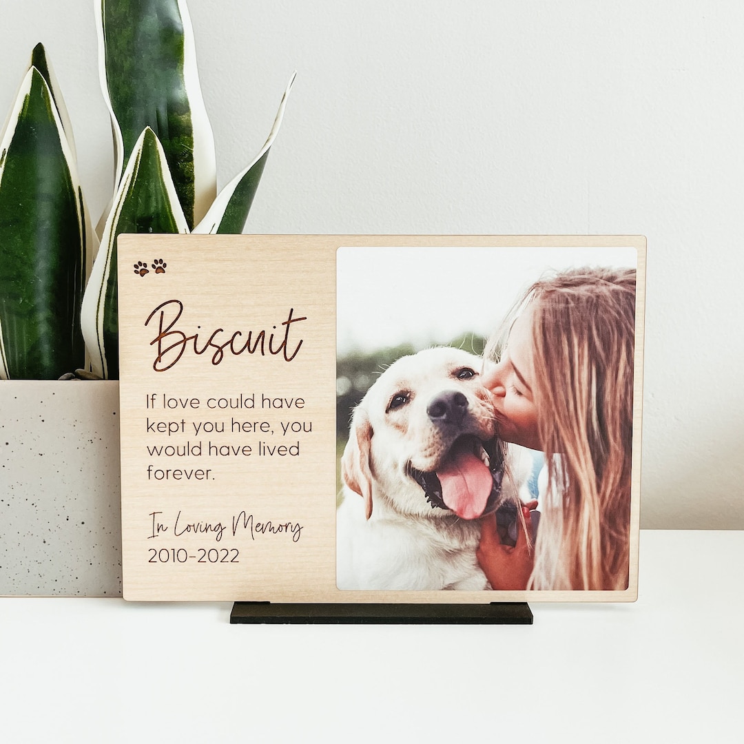 Personalized Memorial Acrylic Plaque - Gift Idea For Pet Lovers - Upload Pet Photo main image 1