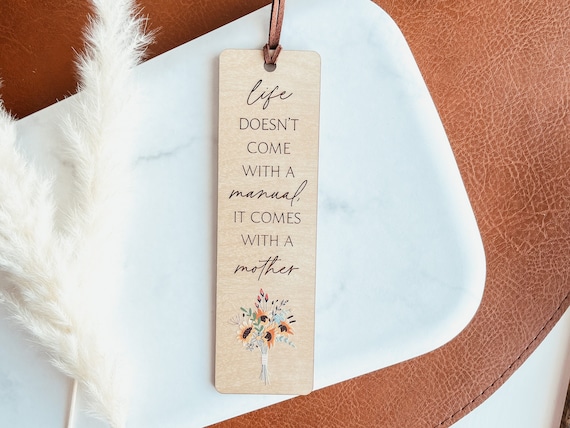 Bookmark - Golf Mom - Birch wood Bookmark - Golf Mom - Birch wood