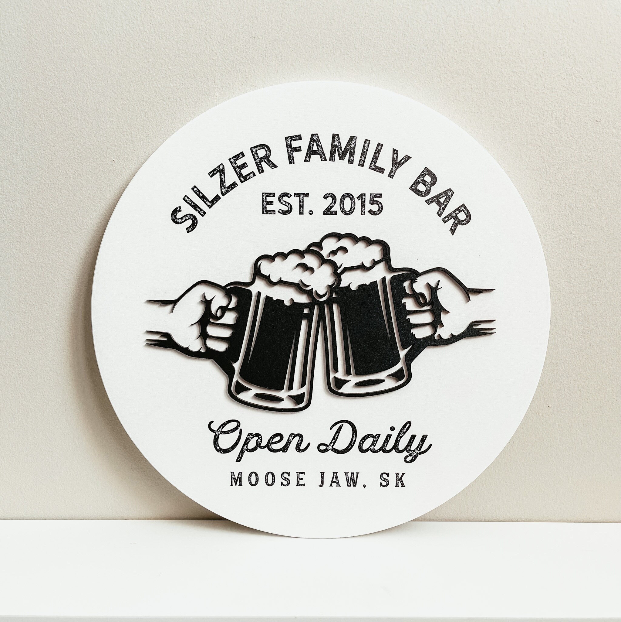 Custom Bar Sign Custom Home Bar Sign Custom Last Name Sign Etsy Canada