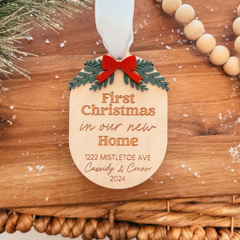 First Christmas in Our New Home 2024 Ornament, New Home Christmas