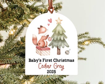 Adorno navideño para el primer bebé 2025, adorno navideño personalizado para bebé, adorno navideño personalizado, regalo de Navidad para recién nacido, regalo para recién nacido