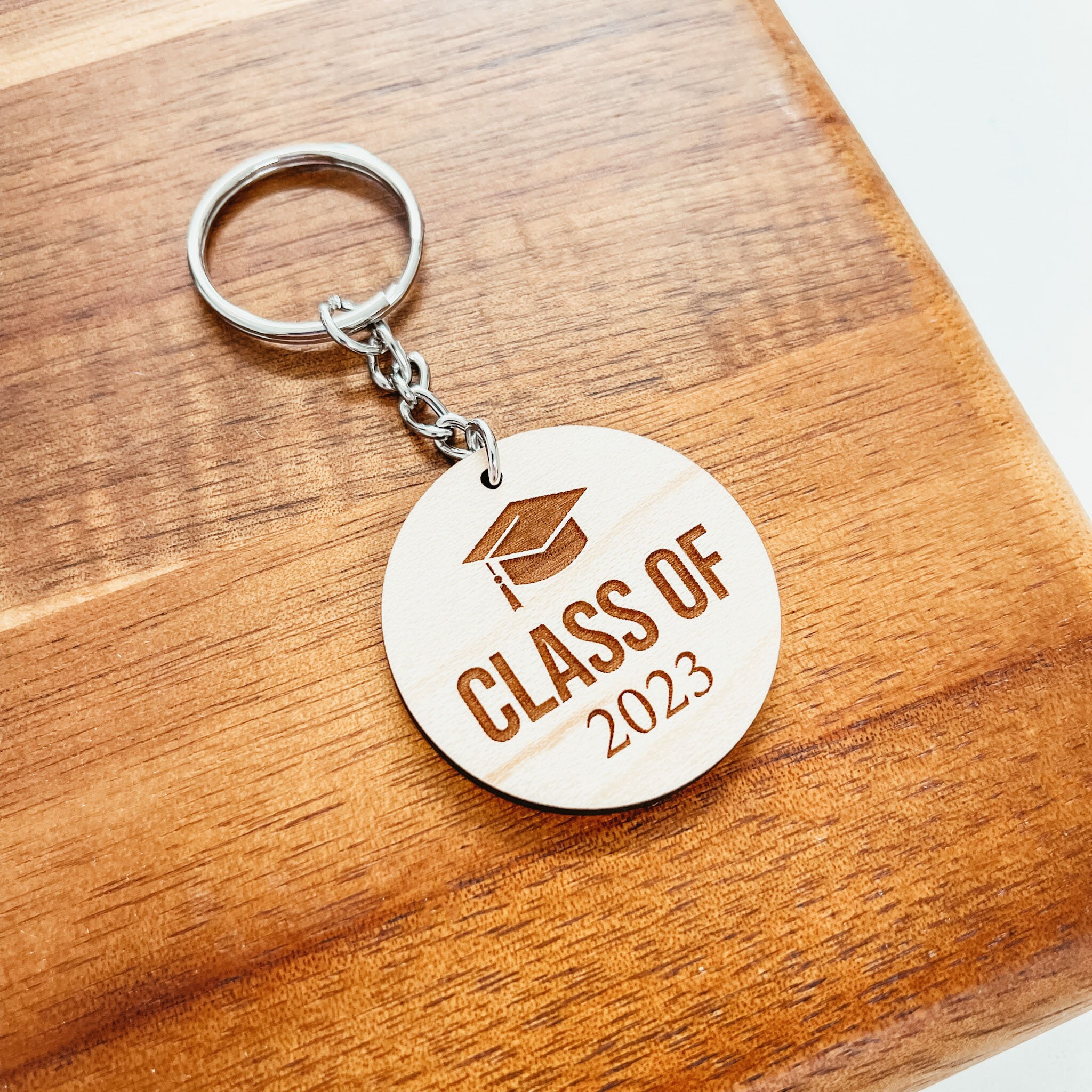 Stylish Leather Keychain: The Perfect Graduation Gift for Him or Her with a  Fun Reminder – Maploi