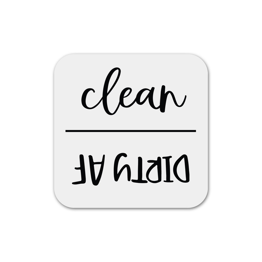 Clean Dirty Dishwasher Dishwasher Clean Dirty Kitchen