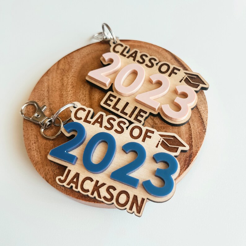 Class of 2025 Keychain, Graduation Keychain, Grad Keychain, Custom ...