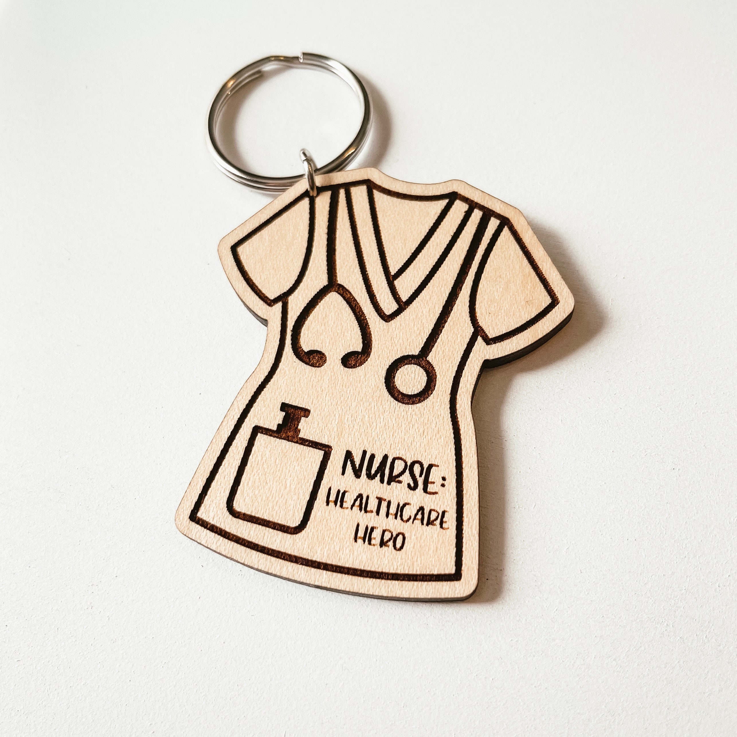 Nurse Keychain Healthcare Hero Keychain Nursing Keychain Etsy