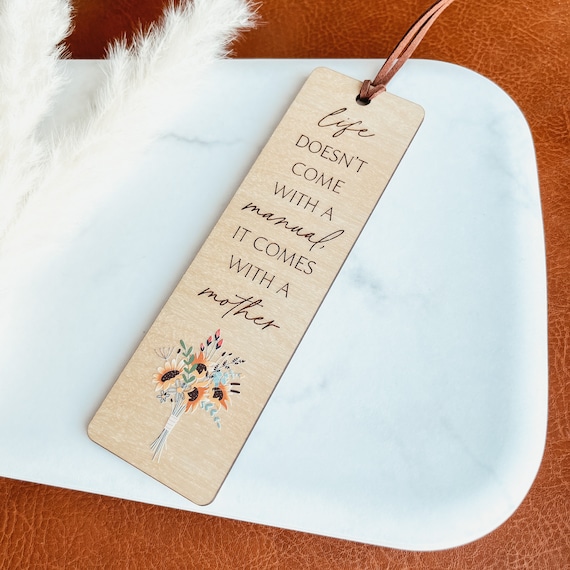 Bookmark - Golf Mom - Birch wood Bookmark - Golf Mom - Birch wood