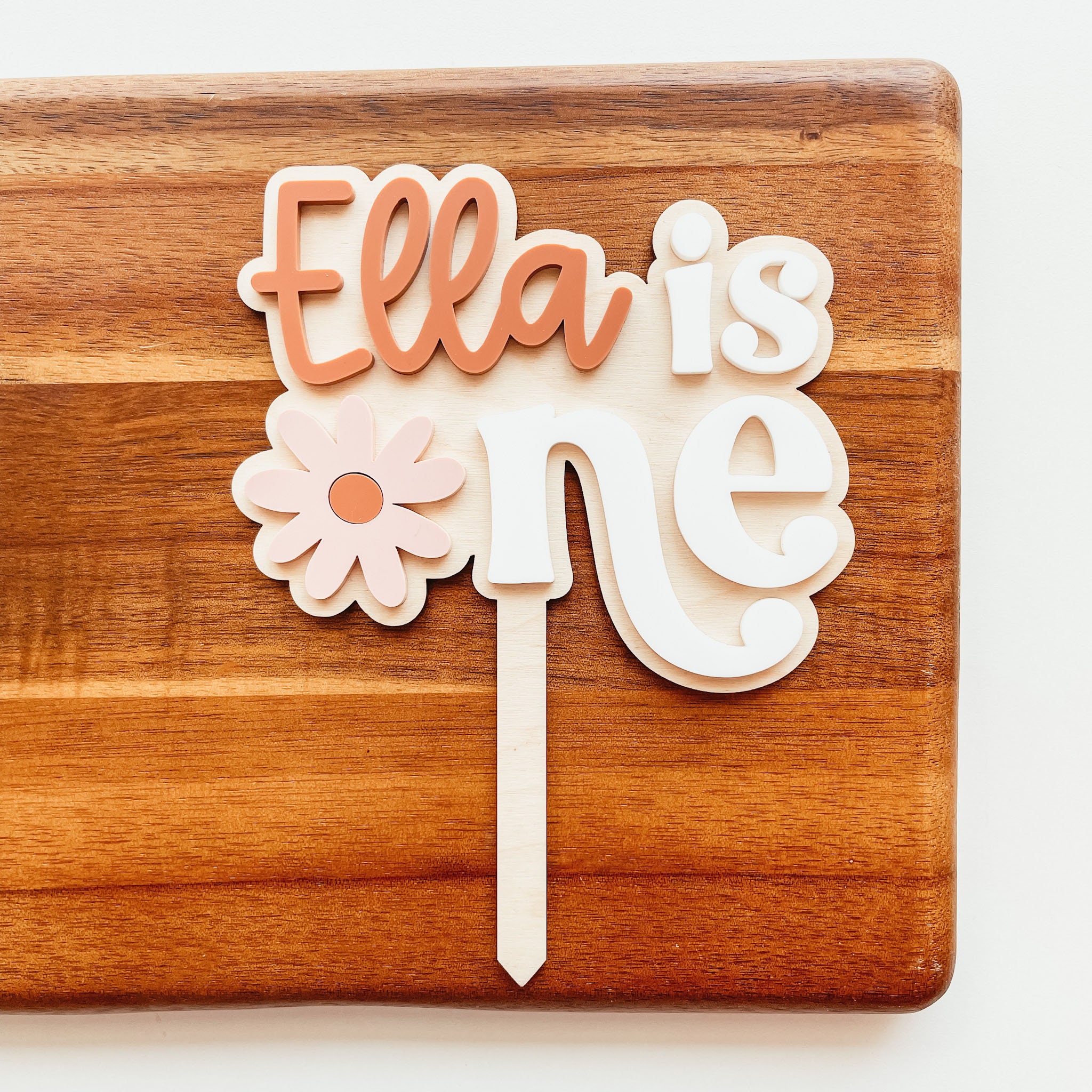 Custom One Daisy Cake Topper, First Birthday Cake Topper, One Cake ...