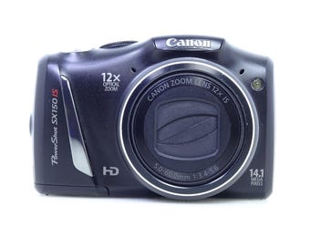 Canon PowerShot SX150 IS 14.1 MP Black Compact Digital Camera
