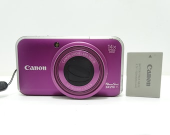 Canon IXY 600F Powershot Purple 12.1 MP 8x Zoom With Battery Canon IXY 600F Powershot Purple 12.1 MP 8x Zoom With Battery