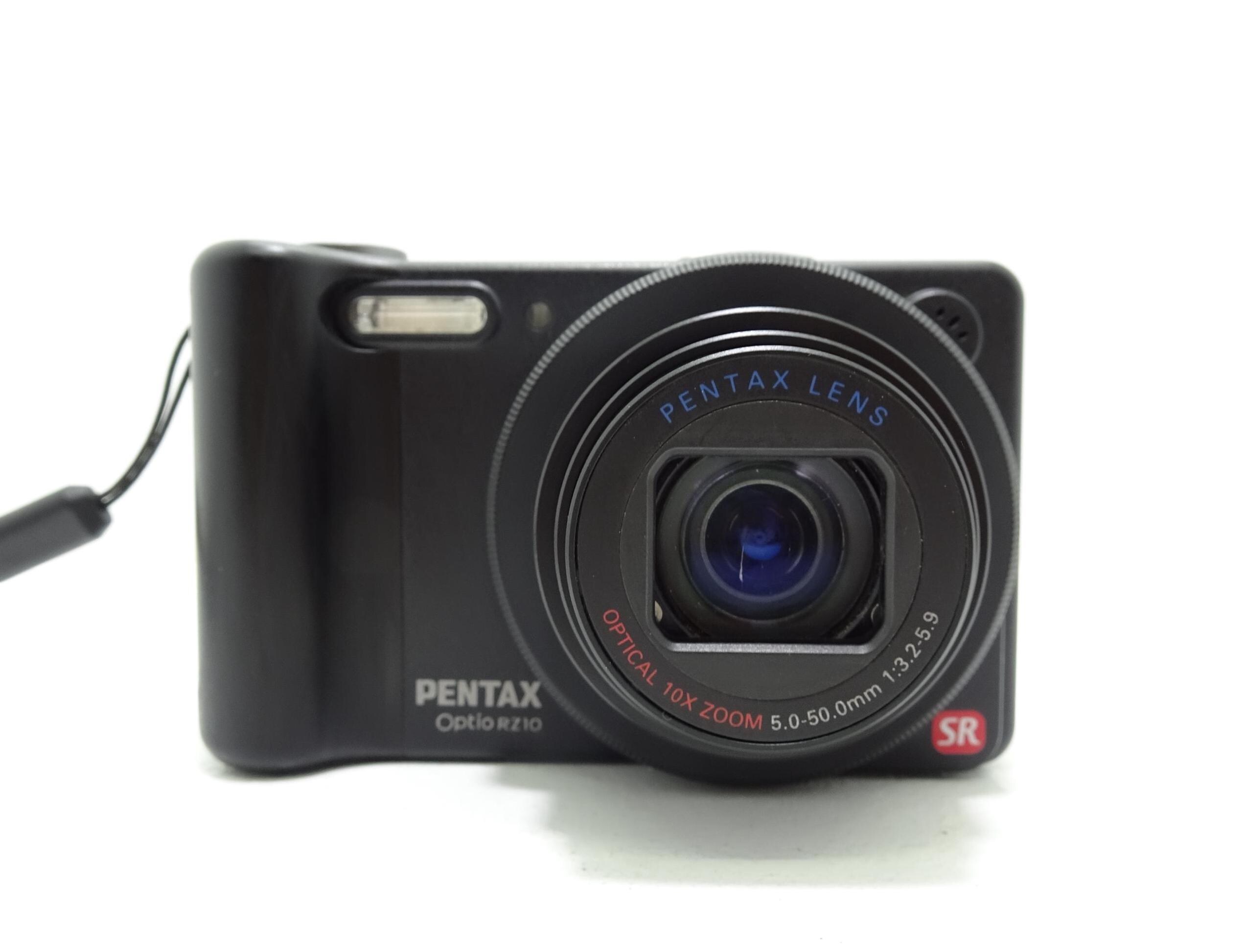 Pentax Optio RZ10 14.1MP Black Digital Camera With Battery