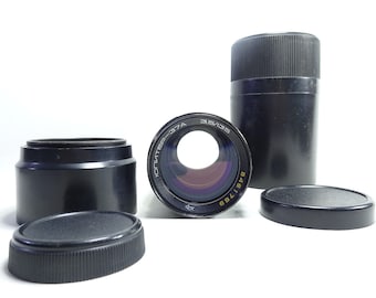 Jupiter 37A 135 mm F/3.5, USSR-lens met accessoires in goede staat.