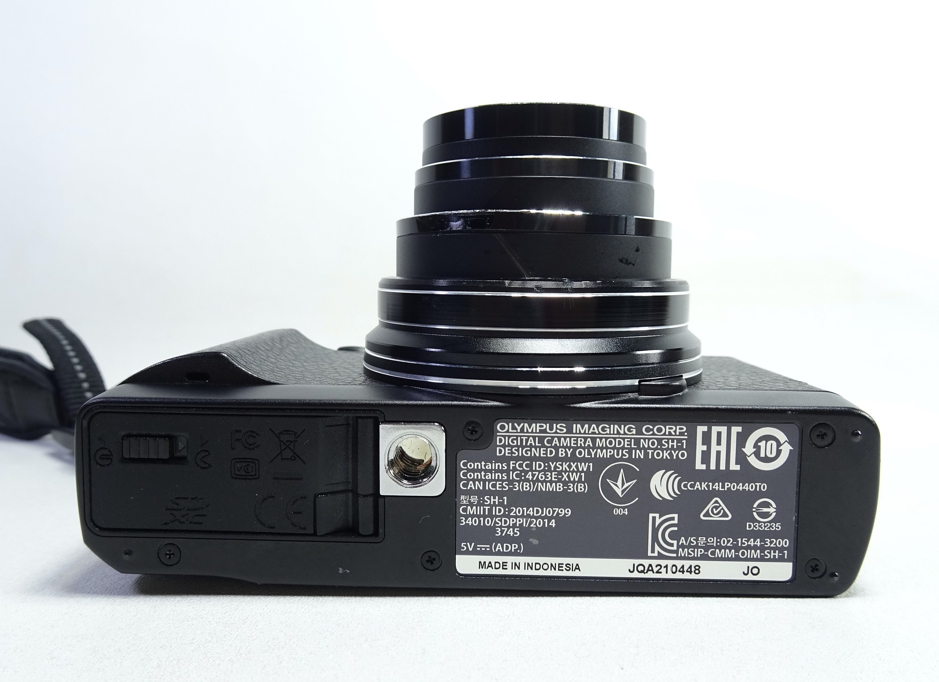 Olympus STYLUS SH-1 16.0MP Digital Camera BLACK With Battery in