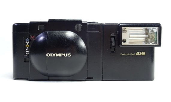 OLYMPUS　XA　＋　A16 Olympus XA with flash A16 35mm Rangefinder Film Camera | eBay