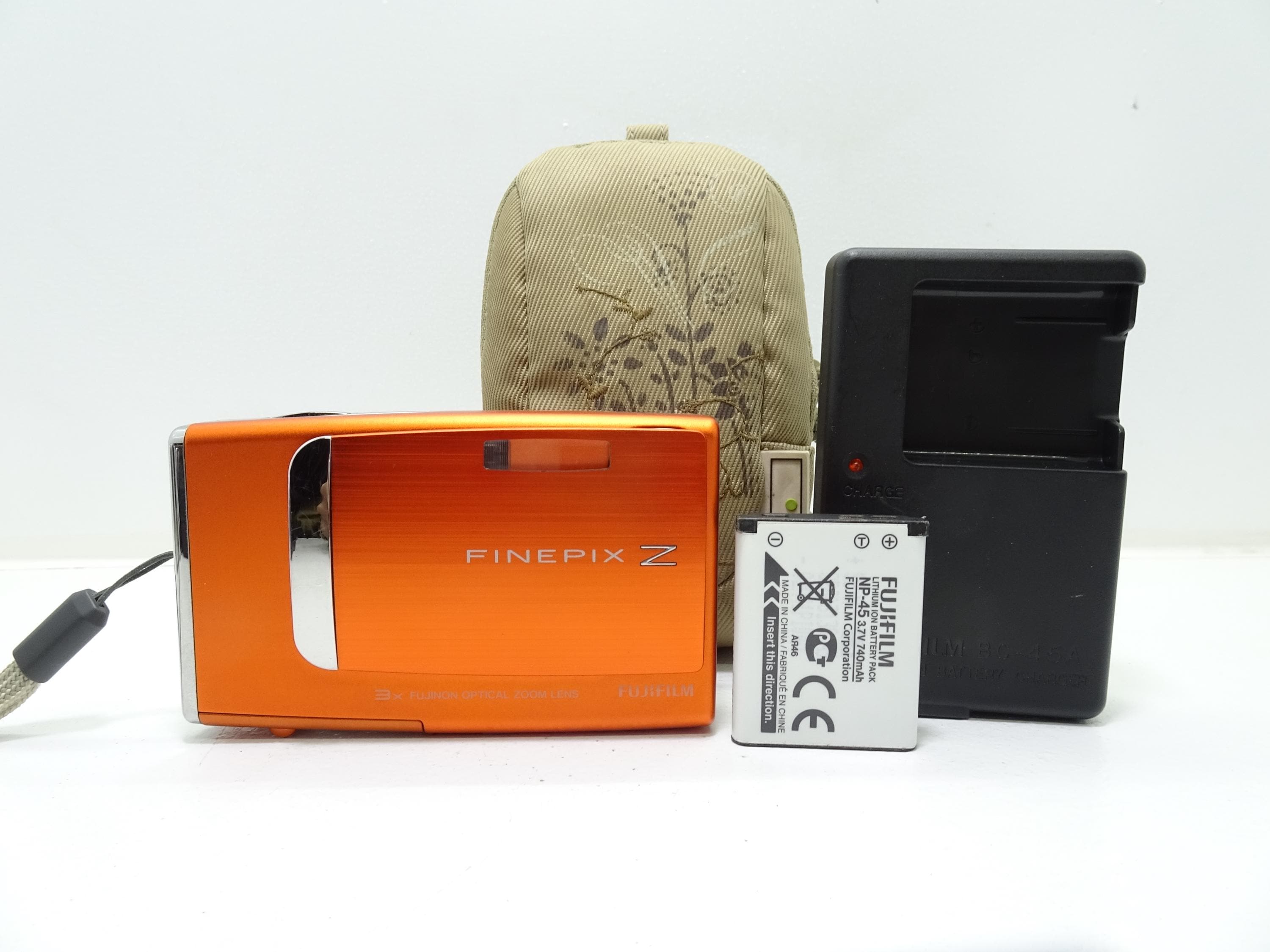 Fujifilm Finepix Z10fd 10MP Digital Compact Camera - Orange With