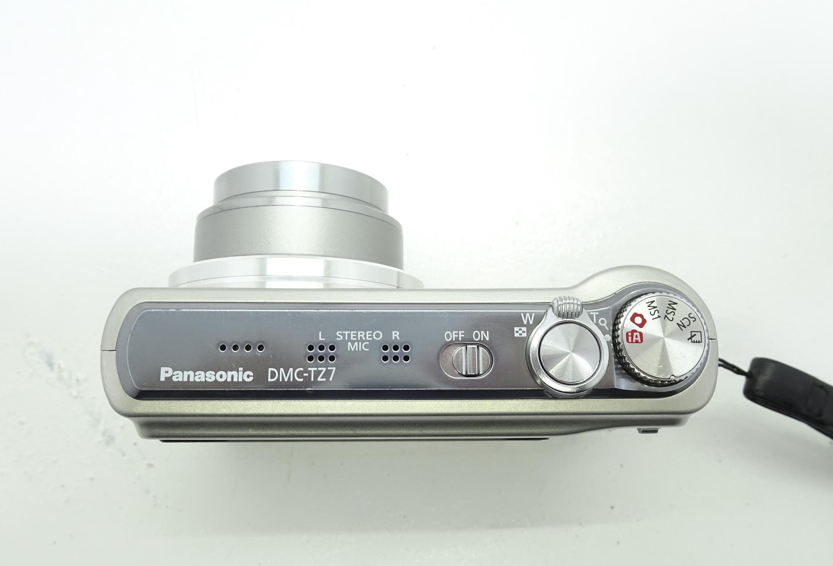 Panasonic Lumix DMC-TZ7 Digital Compact Camera - Black With Panasonic Lumix DMC-TZ7 Digital Compact Camera - Black With