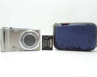 Panasonic Lumix DMC-TZ7 Digital Compact Camera - Black with Battery , Charger & Case Japanese Version.