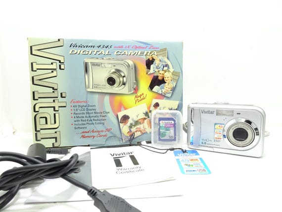 Vivitar Vivicam 4345 4.0MP Compact Digital Camera Boxed Condition