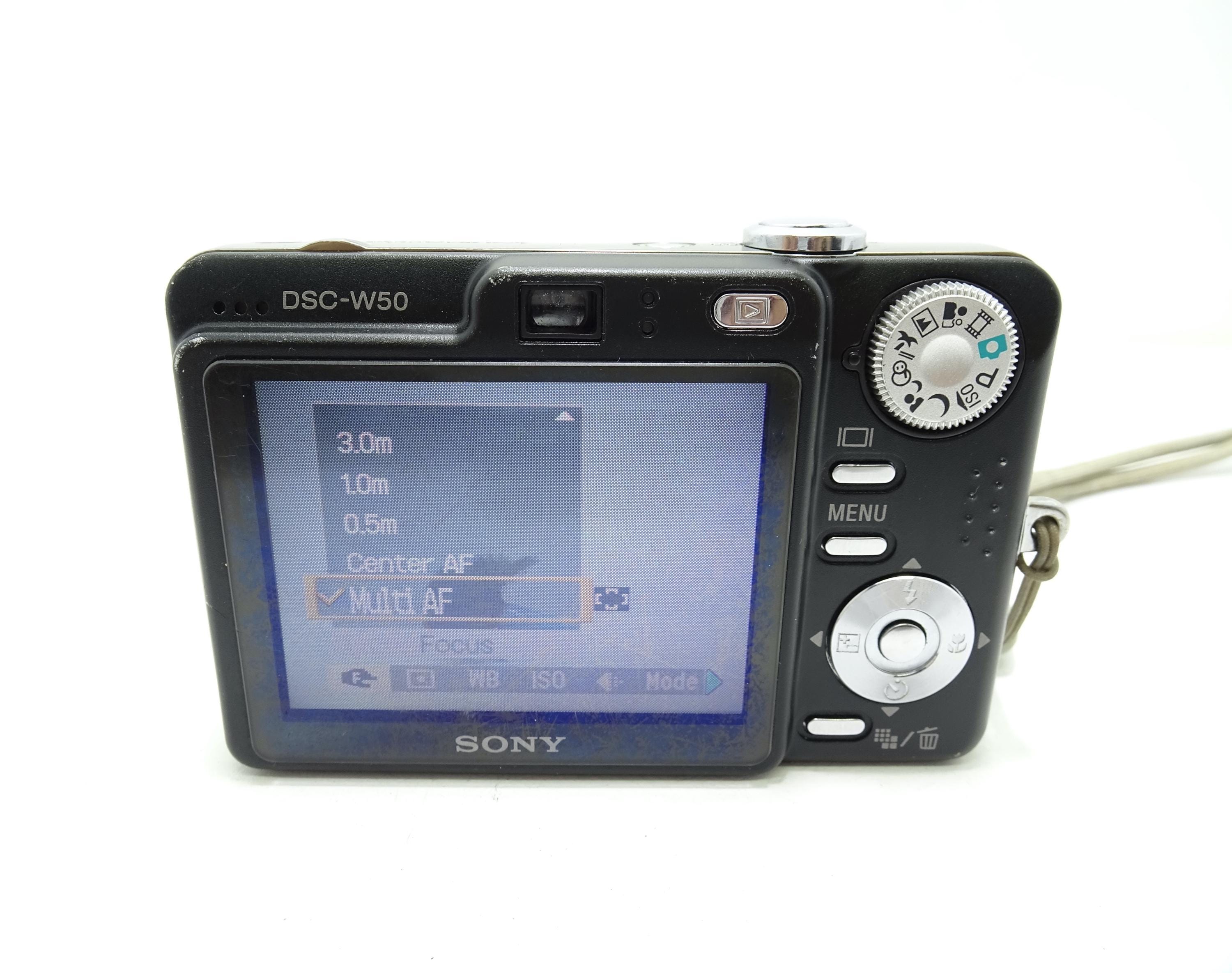 Sony Cyber-shot DSC-W50 6.0 MP Digital Compact Camera With Sony Cyber-shot DSC-W50 6.0 MP Digital Compact Camera With