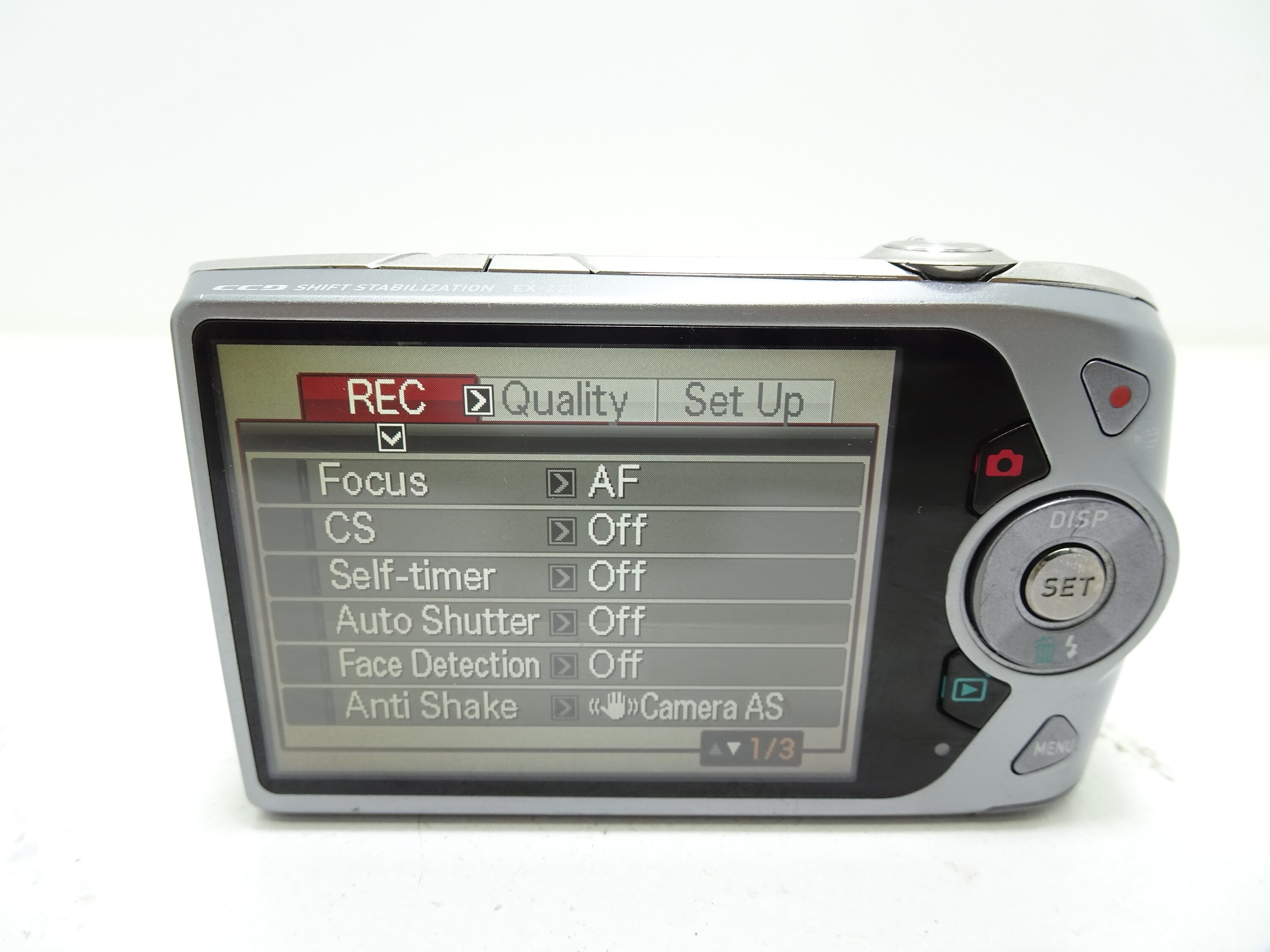 CASIO EXILIM EX-Z2000 Compact Digital Camera With Battery