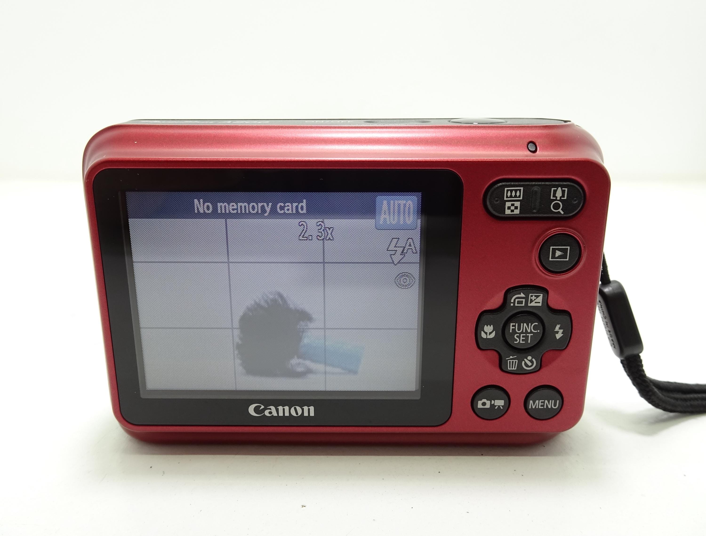 Canon Powershot A800 RED Point and Shoot Compact Digital