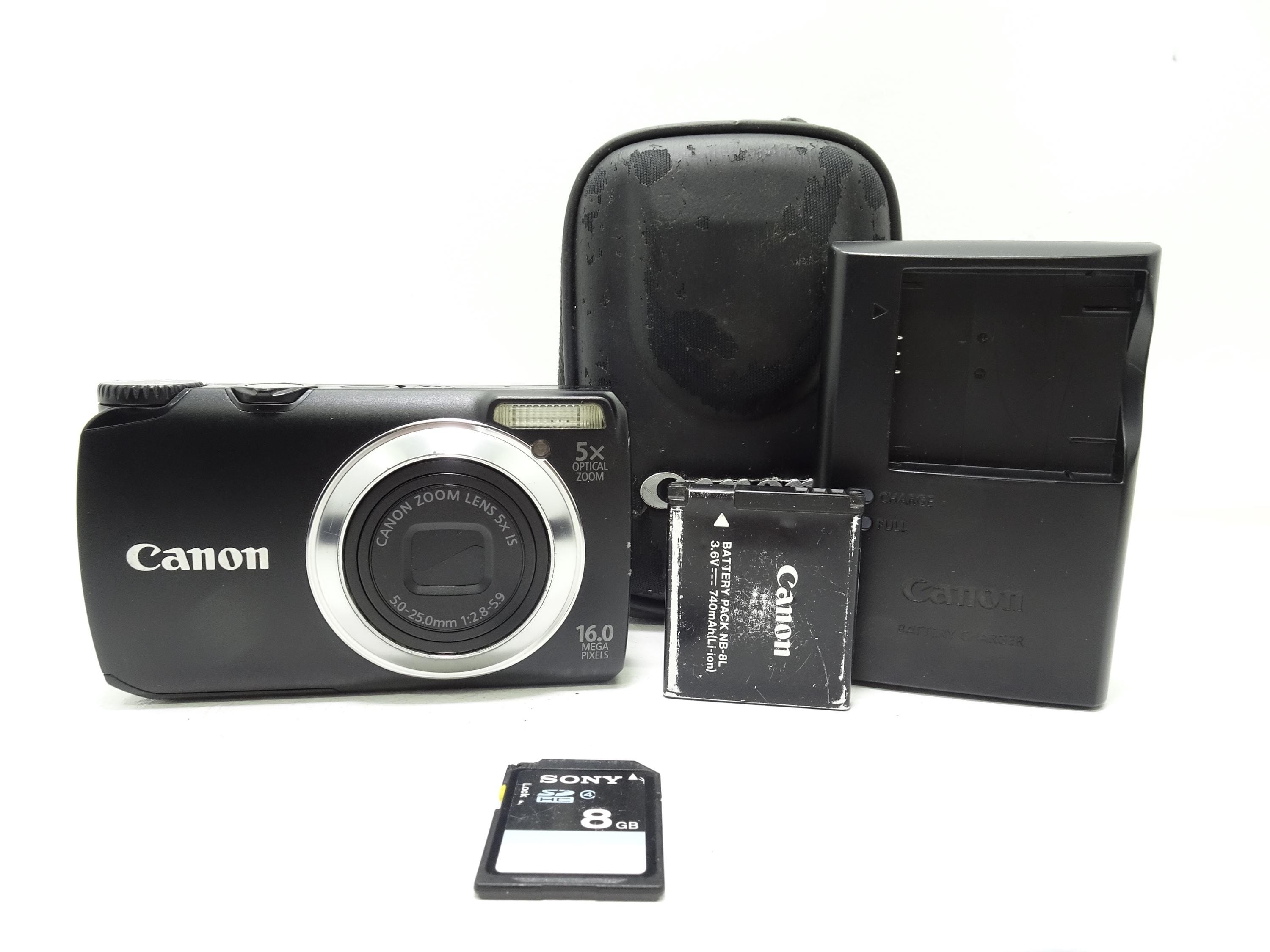 Canon Powershot A3300 IS 16.0MP Digital Compact Camera - Black